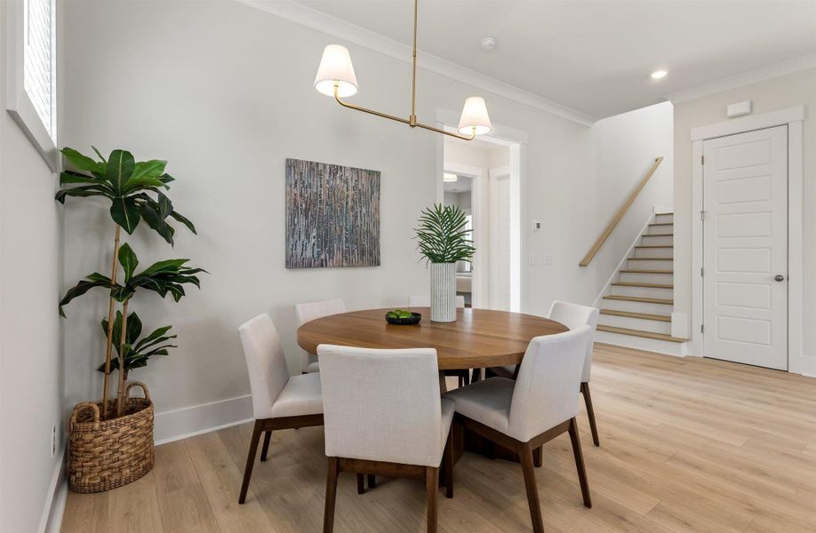 Furnished interior view inside a new home in Nexton, Summerville (Image 18).