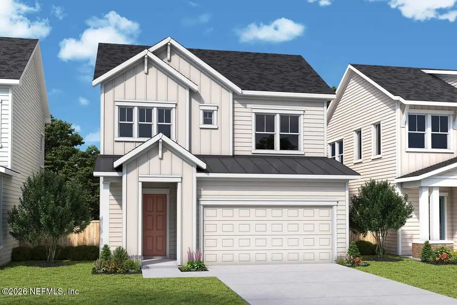 Front exterior of a new home in , Ponte Vedra, FL, highlighting curb appeal (Image 1). Front exterior of a new home in , Ponte Vedra, FL, highlighting curb appeal (Image 1).
