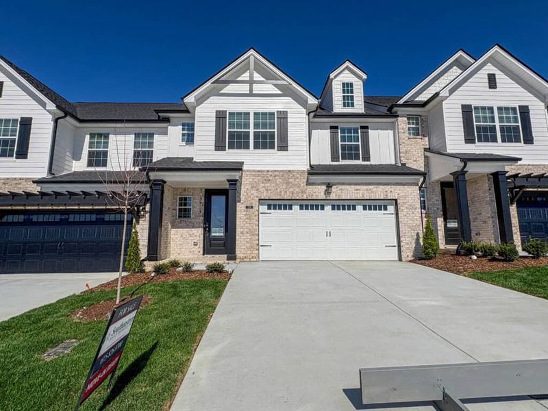 Front exterior of a new home in , Gaston, SC, highlighting curb appeal (Image 1). Front exterior of a new home in , Gaston, SC, highlighting curb appeal (Image 1).