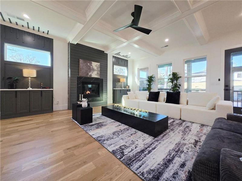 Furnished interior view inside a new home in , Atlanta (Image 47). Furnished interior view inside a new home in , Atlanta (Image 47).