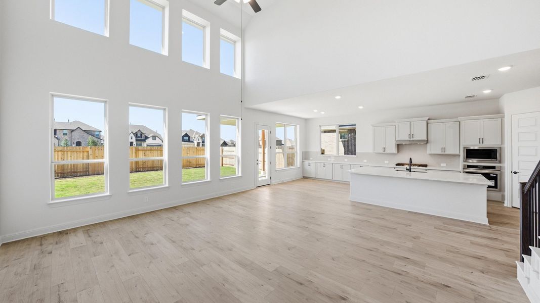 Furnished interior view inside a new home in Hawkes Landing, Leander (Image 17).