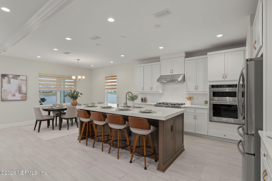 Furnished interior view inside a new home in , St. Augustine (Image 41).