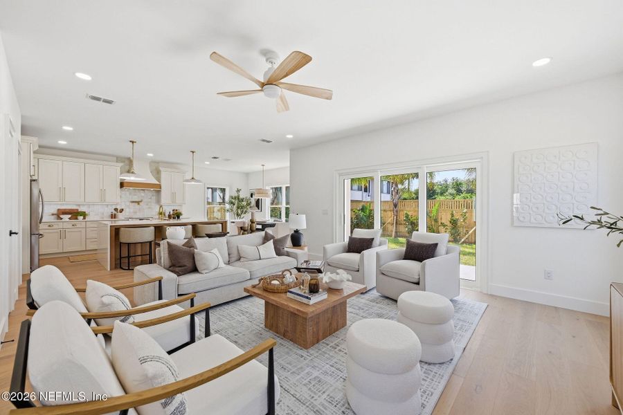 Furnished interior view inside a new home in , Jacksonville Beach (Image 12).