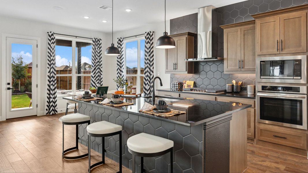 Representative furnished interior of a home built from the Cornell by DRB Homes in Green Meadows Classic, Celina (Image 13).
