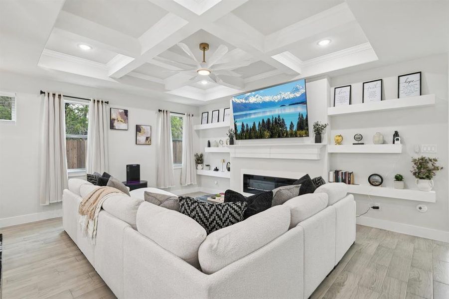Furnished interior view inside a new home in , Granbury (Image 28).