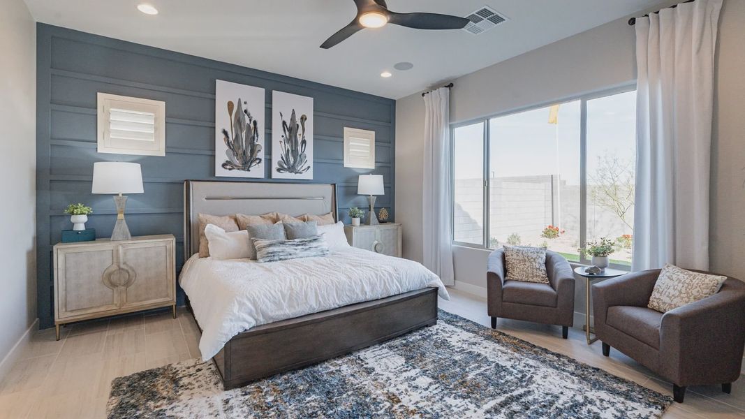 Representative furnished interior of a home built from the Jade by DRB Homes in Arroyo Seco - Palazzo, Buckeye (Image 18).