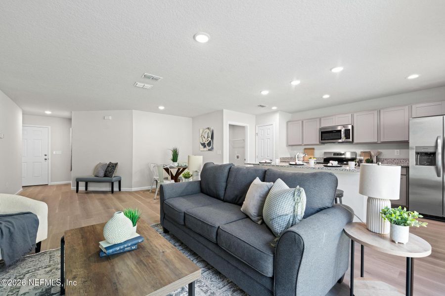 Furnished interior view inside a new home in , Jacksonville (Image 8).