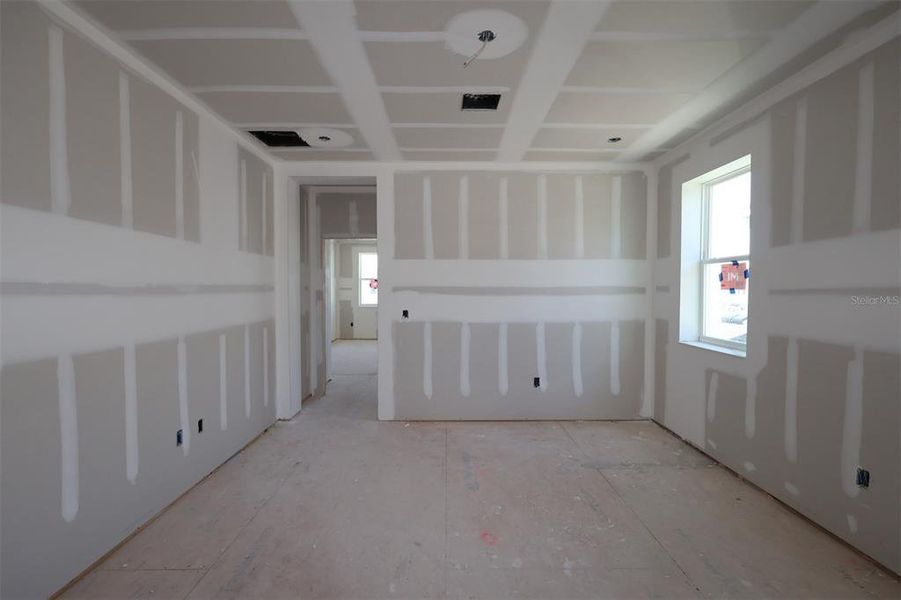 In-progress construction of a new home in Center Lake on the Park, St. Cloud, FL (Image 8).