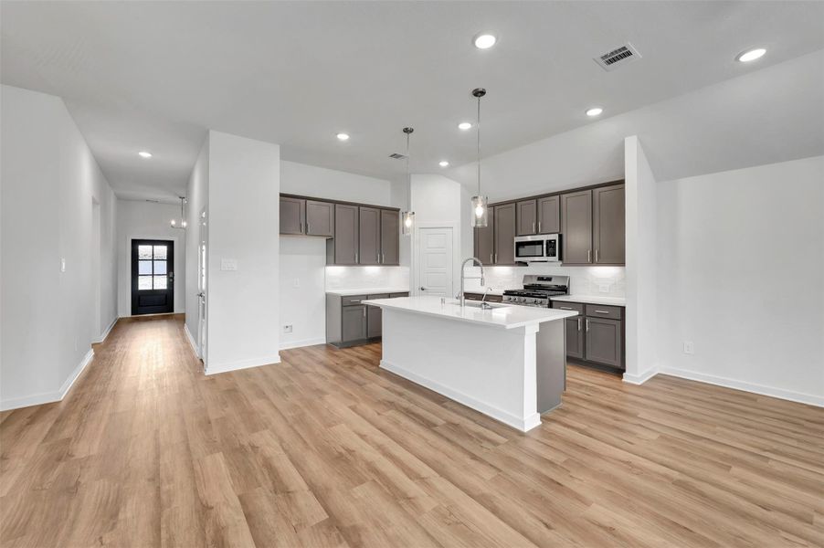 Furnished interior view inside a new home in Sorella, Tomball (Image 7).