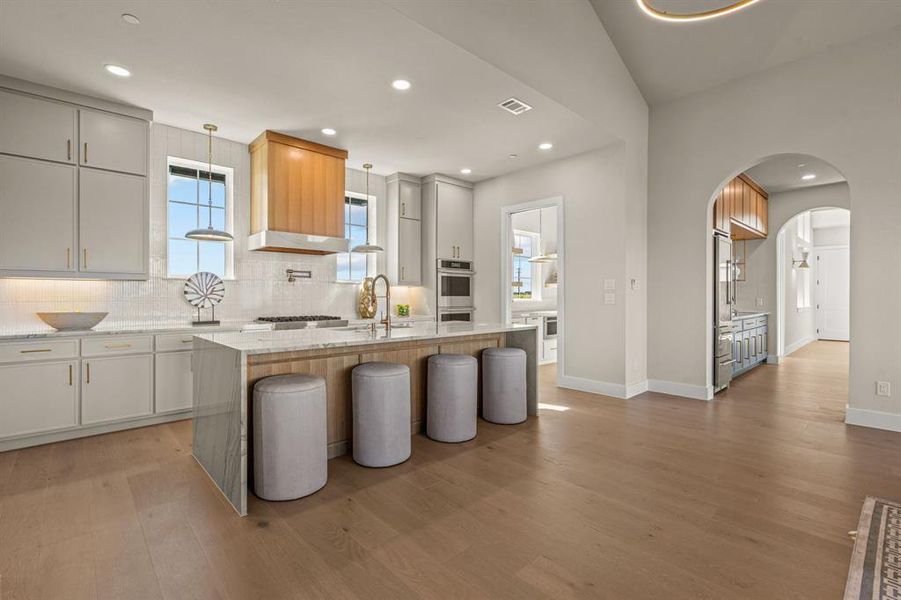 Furnished interior view inside a new home in , Northlake (Image 33).