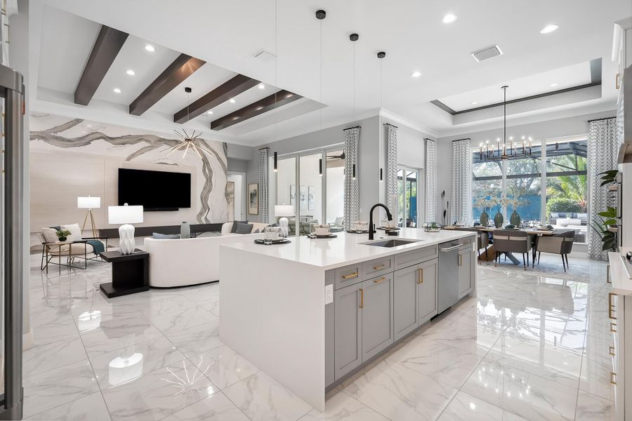 Kitchen to Great Room & Dining | 103 Strand Drive