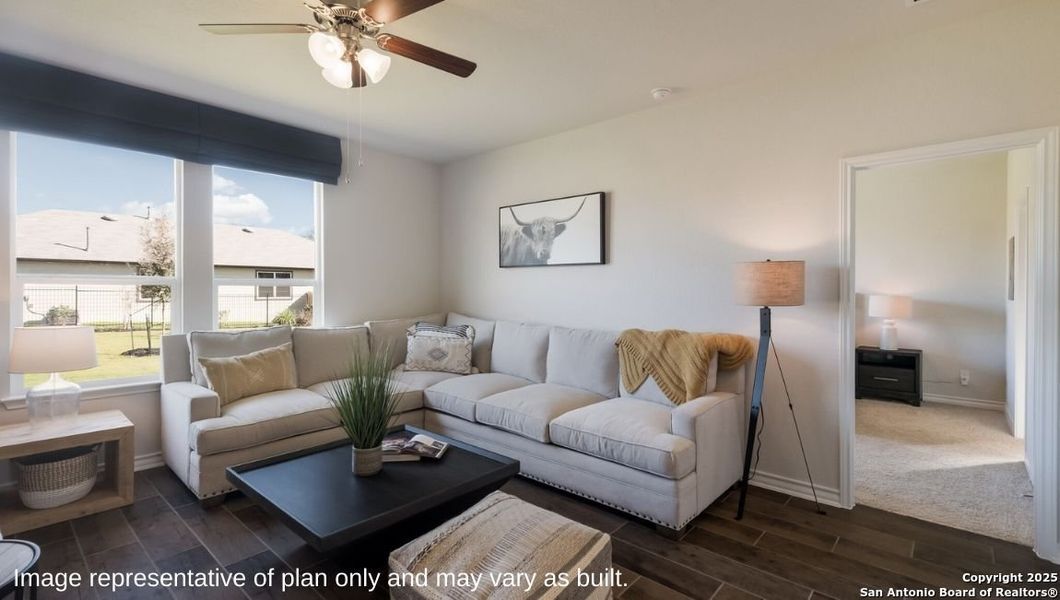 Furnished interior view inside a new home in Brookstone Creek, San Antonio (Image 19). Furnished interior view inside a new home in Brookstone Creek, San Antonio (Image 19).