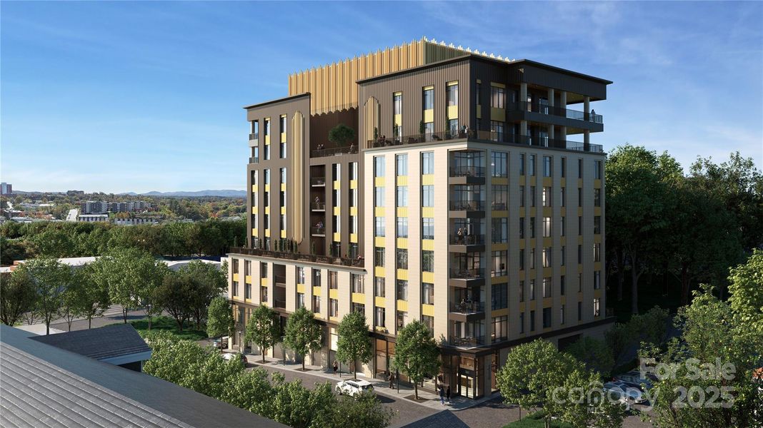 Condo located in Asheville, NC showcasing its design and architecture (Image 17).