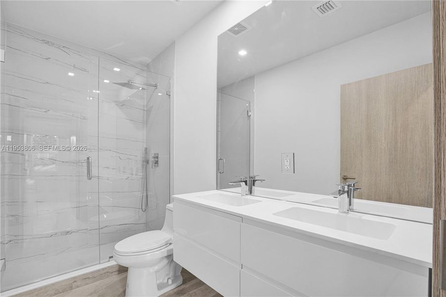 Furnished interior view inside a new home in , Miami (Image 7).