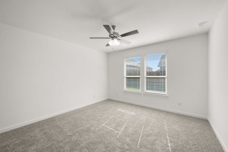 Representative unfurnished interior of a home built from the Ironwood II Katy Lakes 50s by Brohn Homes in Katy Lakes, Katy (Image 10).