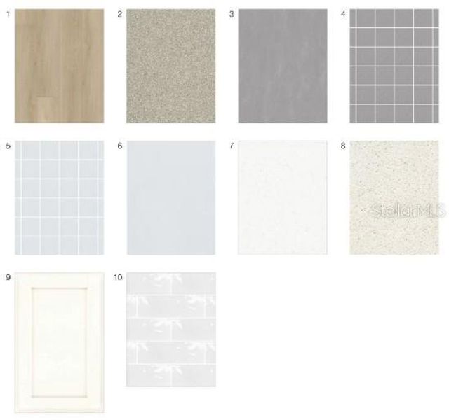 Sample of building materials used in homes in Skye Ranch Community Group Page, Sarasota (Image 16).