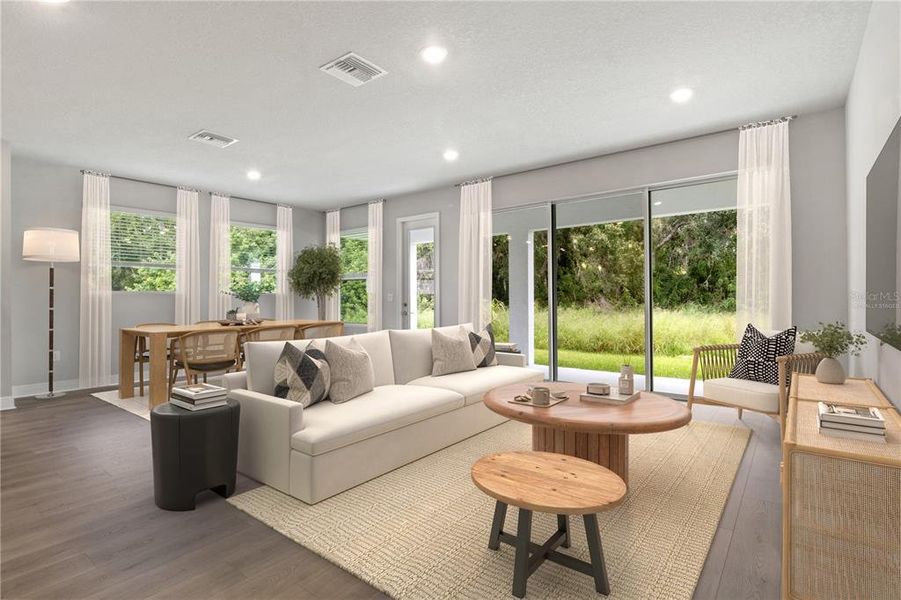 Furnished interior view inside a new home in , Parrish (Image 8).