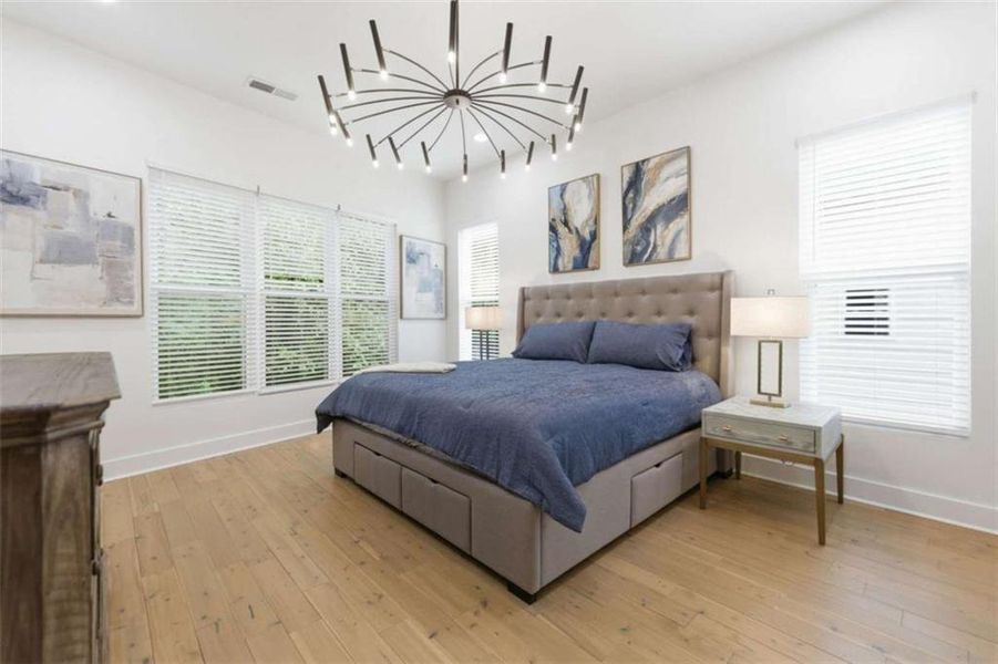 Furnished interior view inside a new home in , Atlanta (Image 43).