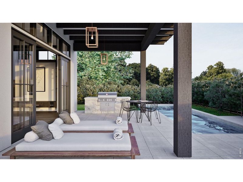 Exterior details and patio area of a home in , Boulder (Image 3).