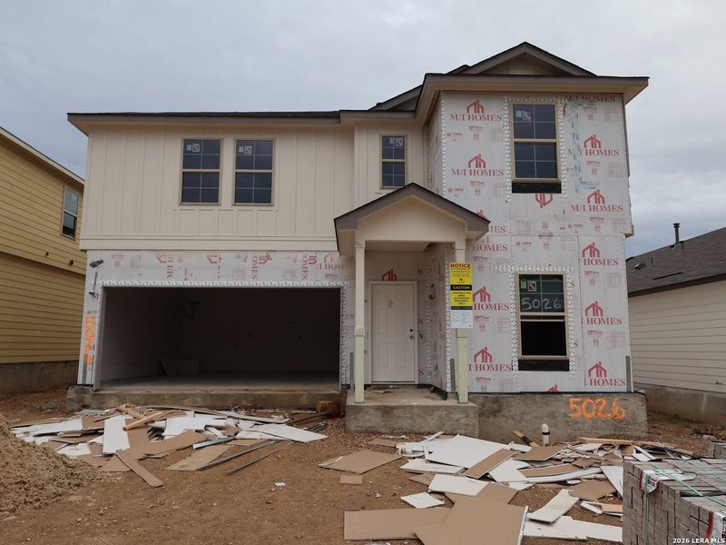 In-progress construction of a new home in Agave, San Antonio, TX (Image 31).