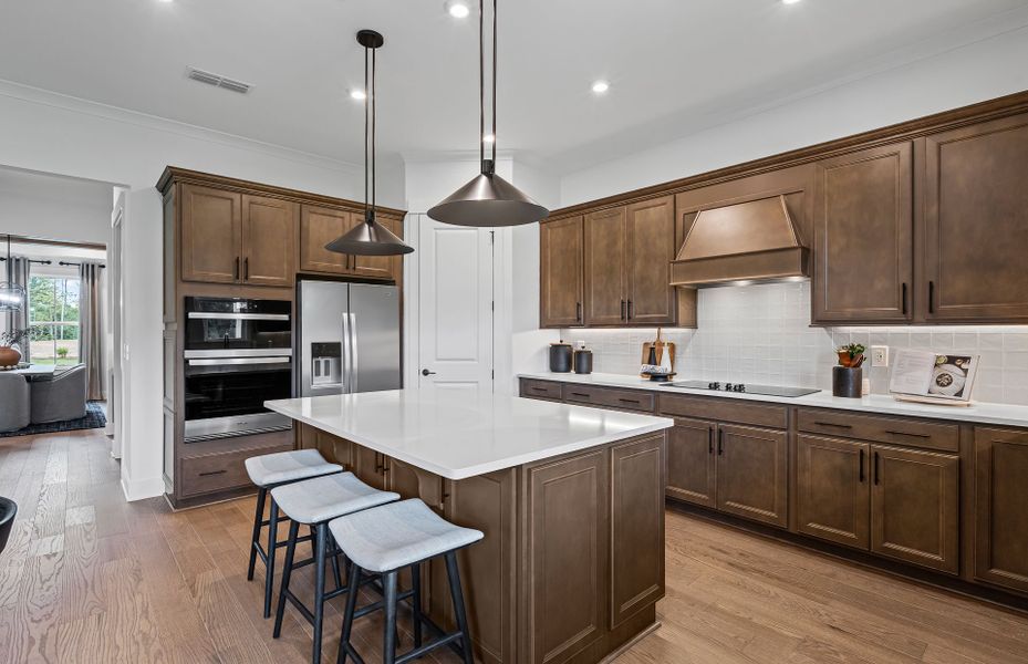 Furnished interior view inside a new home in Traditions of Braselton, Jefferson (Image 12).