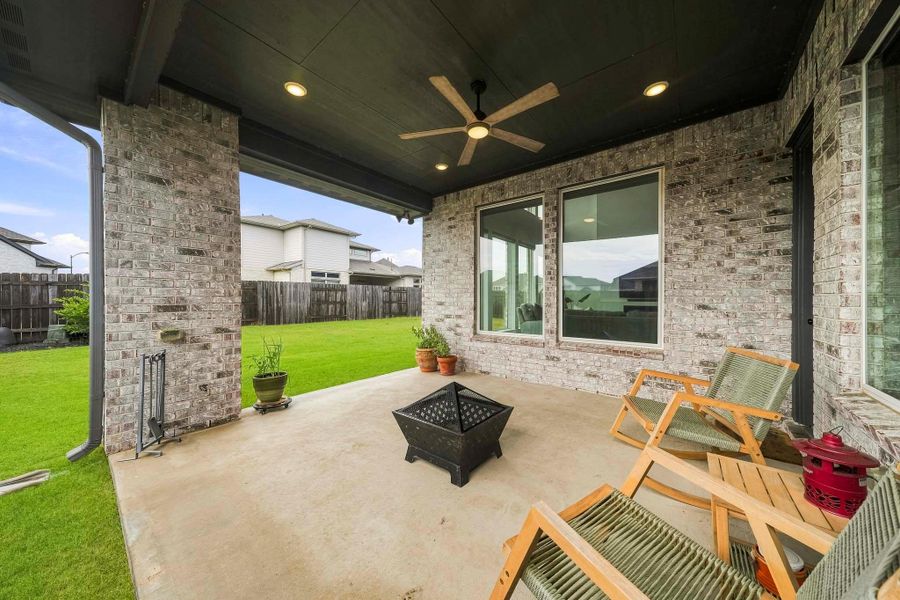 A dedicated gas stub is already in place for an outdoor grilling. Enjoy your morning coffee or relax in the evenings as you wind down the day.