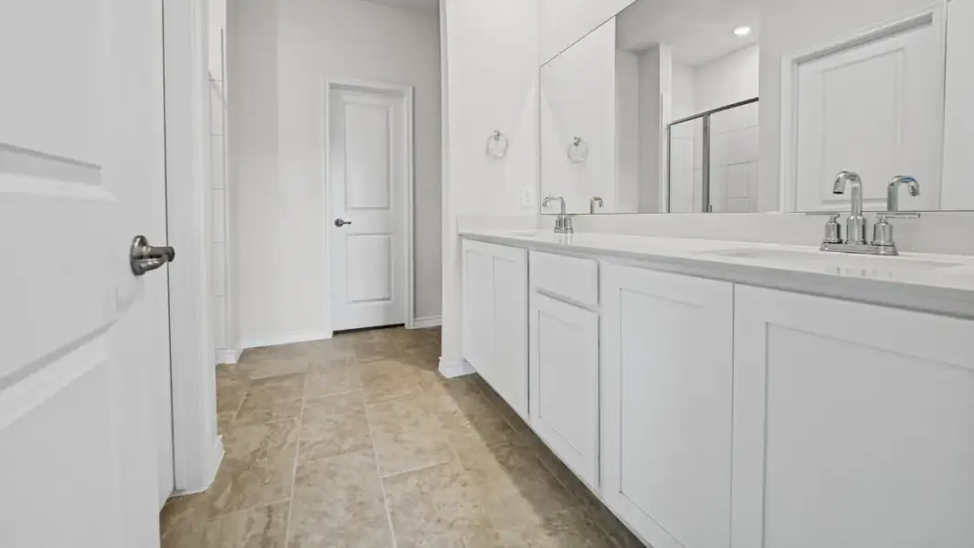 Furnished interior view inside a new home in Silverado, Aubrey (Image 4).