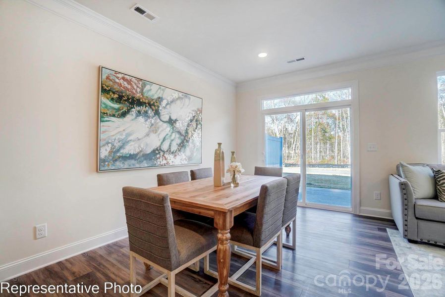 Furnished interior view inside a new home in Harrisburg Village, Harrisburg (Image 10).