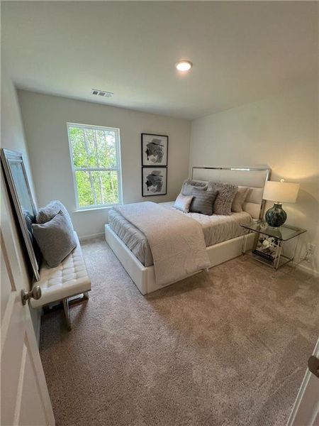 Furnished interior view inside a new home in Old Salem Crossing, Conyers (Image 25).