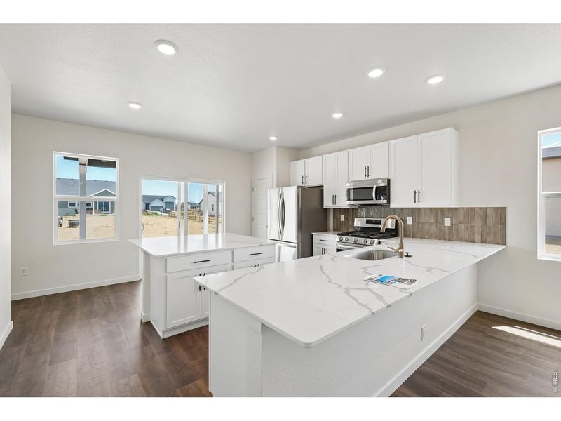 Furnished interior view inside a new home in Hudson Hills, Hudson (Image 10).