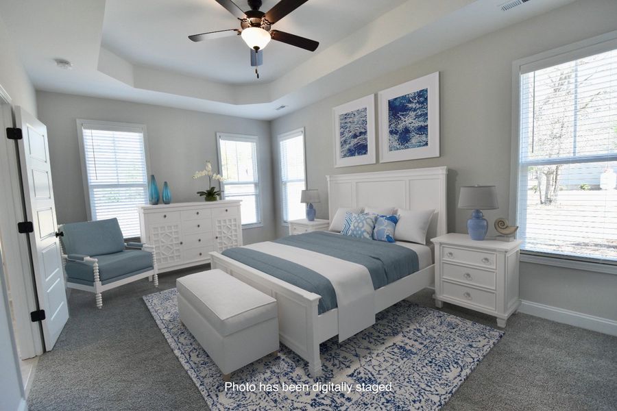 Furnished interior view inside a new home in Parkwood Estates, Leland (Image 7).