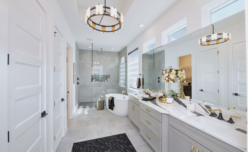 Furnished interior view inside a new home in Woodhaven, Port Orange (Image 30).