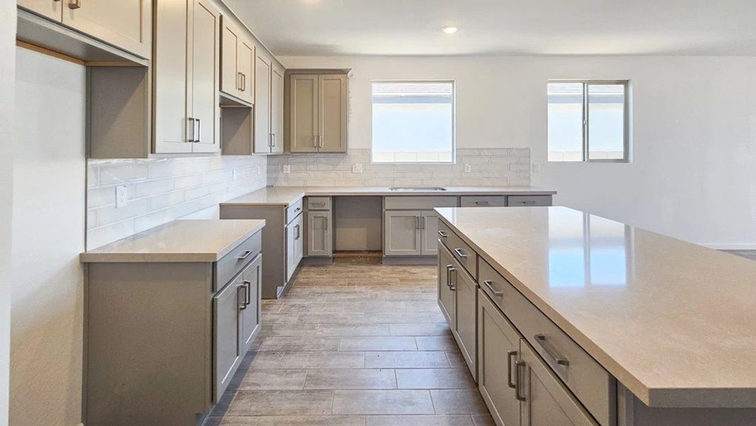 Kitchen featuring the Milan Collction