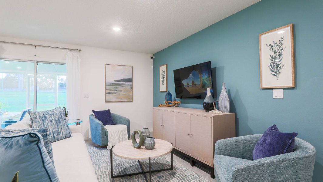 Representative furnished interior of a home built from the Iris by Maronda Homes in Labelle, Labelle (Image 9).
