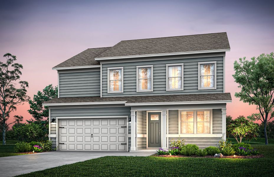 Representative exterior photo of a completed home built from the Valen by Pulte Homes in Harrington, Greenville, SC (Image 23).