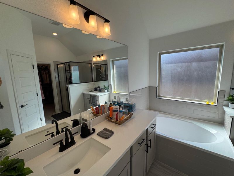 Furnished interior view inside a new home in Sunfield, Buda (Image 14).