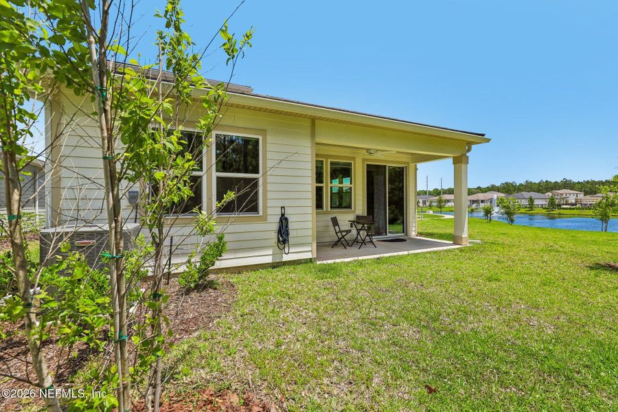 Exterior details and patio area of a home in Seasons at Morada, St. Augustine (Image 26).