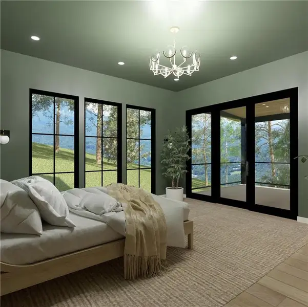 Furnished interior view inside a new home in , Young Harris (Image 3).