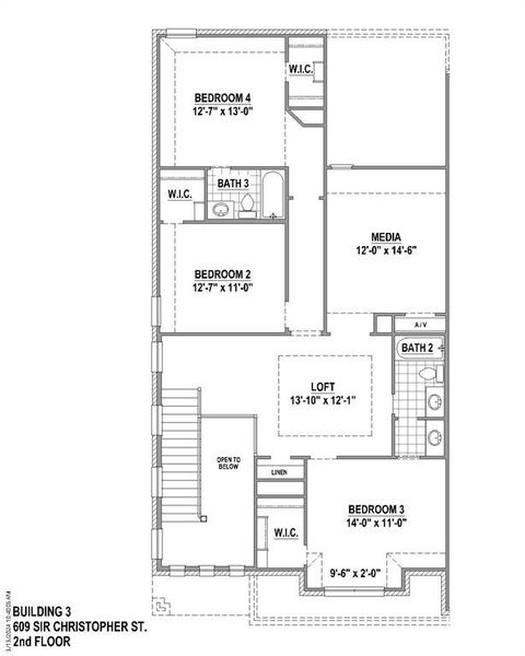 2nd Level Floor plan