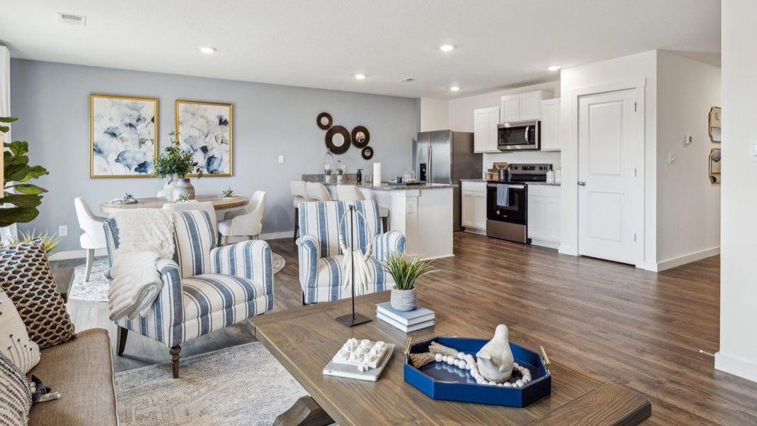 Representative furnished interior of a home built from the Freeport by D.R. Horton in Belhaven, Knoxville (Image 10).