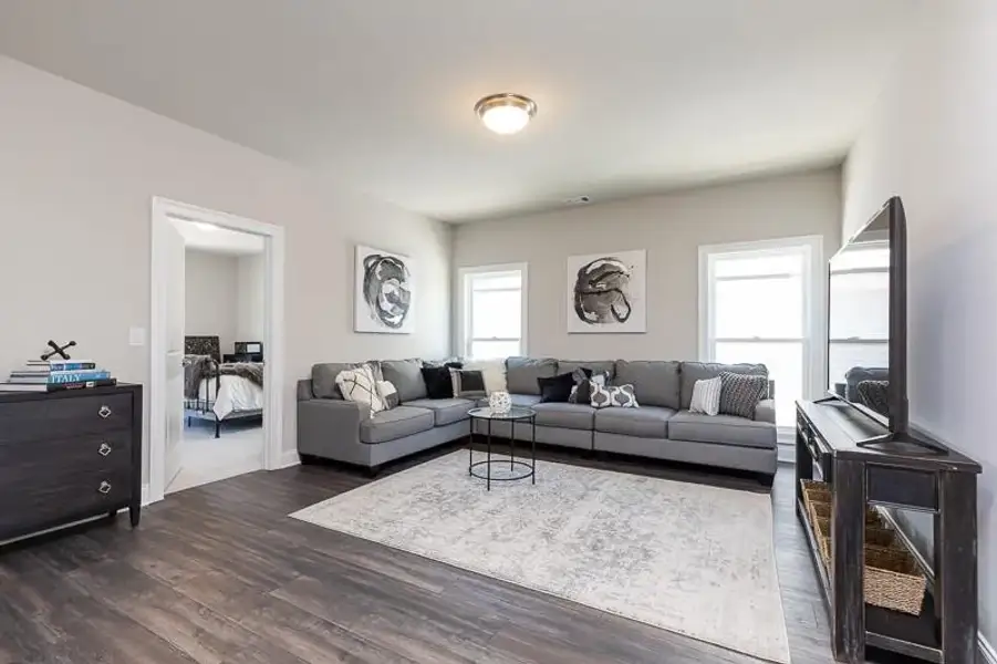 Furnished interior view inside a new home in Aberdeen, Hoschton (Image 6).