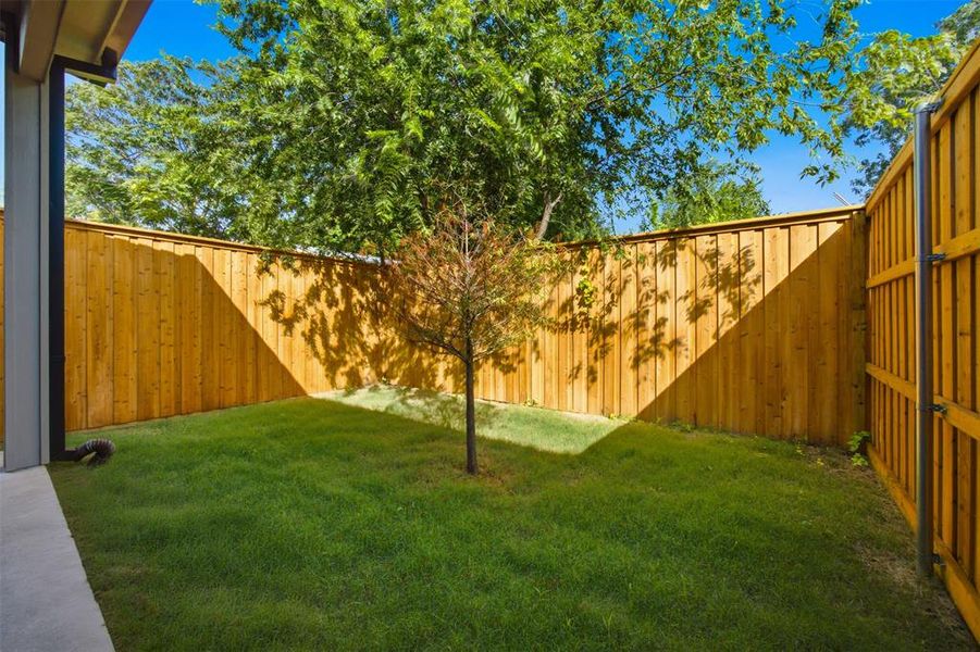 Exterior details and patio area of a home in , Dallas (Image 24). Exterior details and patio area of a home in , Dallas (Image 24).