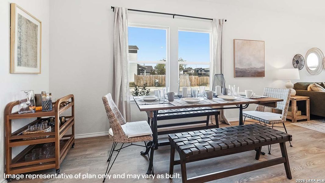 Furnished interior view inside a new home in Riverstone at Westpointe, San Antonio (Image 13).