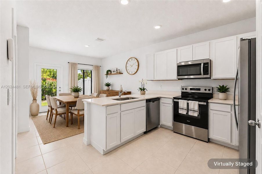 Furnished interior view inside a new home in , Lake Worth (Image 16). Furnished interior view inside a new home in , Lake Worth (Image 16).