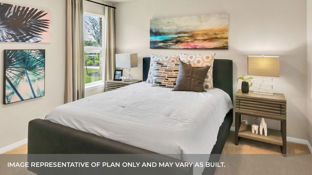 Furnished interior view inside a new home in Carillon, Manor (Image 15).