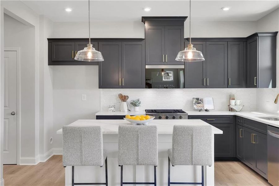 Furnished interior view inside a new home in Easton Walk, Lawrenceville (Image 6).
