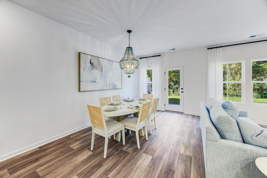 Furnished interior view inside a new home in , Summerville (Image 8).