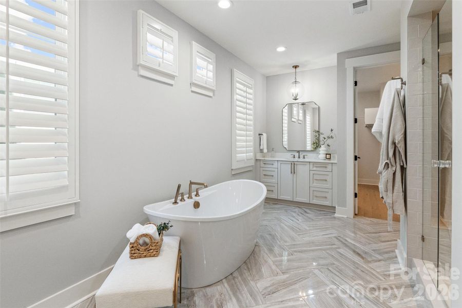 Furnished interior view inside a new home in , Fort Mill (Image 41).