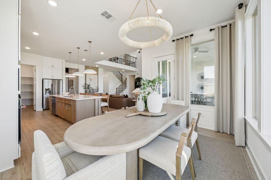 Furnished interior view inside a new home in Ryehill, Sugar Land (Image 34).