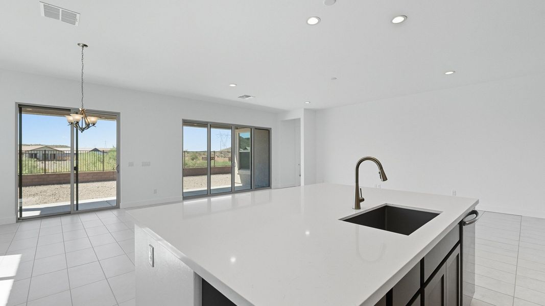 Furnished interior view inside a new home in Hacienda at Estrella, Goodyear (Image 7).